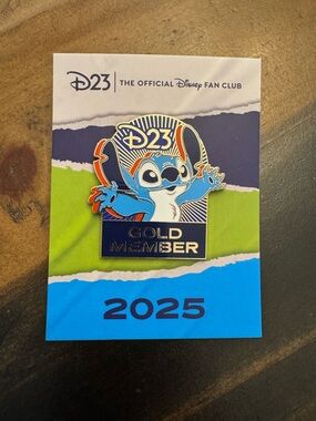 Disney D23 Gold Member 2025 Stitch Pin